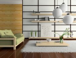 Simple Japanese Style Living Room