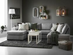 Grey Colour Theme Living Room