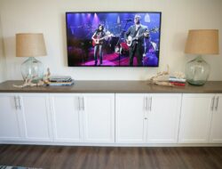 Built In Lower Cabinets Living Room