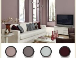 Mauve Paint Color Living Room