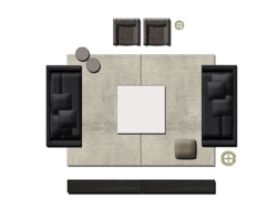 Living Room Top View Png