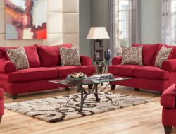 Red Living Room Table