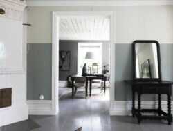 Two Tone Paint In Living Room