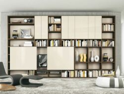 Living Room Modern Shelves