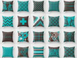 Teal Living Room Pillows
