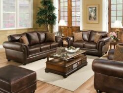 Faux Leather Living Room Furniture