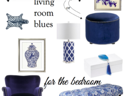 Midnight Blue Living Room Accessories