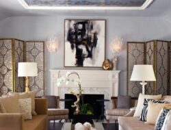 Great Gatsby Inspired Living Room