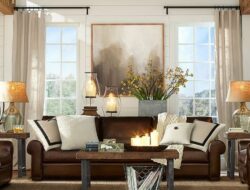 Living Room Ideas With Dark Brown Leather Couches