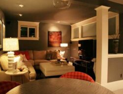Cozy Basement Living Room