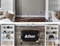 Pallet Accent Wall Living Room