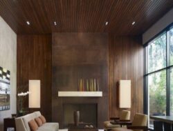 Modern Wood Living Room