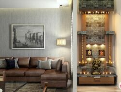 Mandir In Living Room Designs