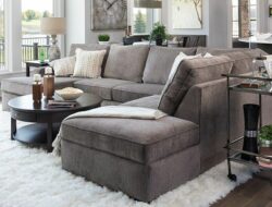 Gray Sectional Couch Living Room