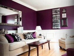 Purple Paint Living Room