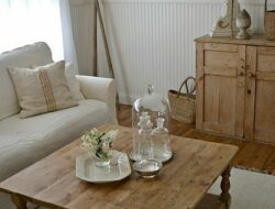 White And Pine Living Room Furniture