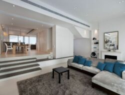 Multi Level Living Room