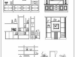 Living Room Elevation Autocad Drawing