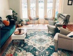 Bohemian Rug Living Room